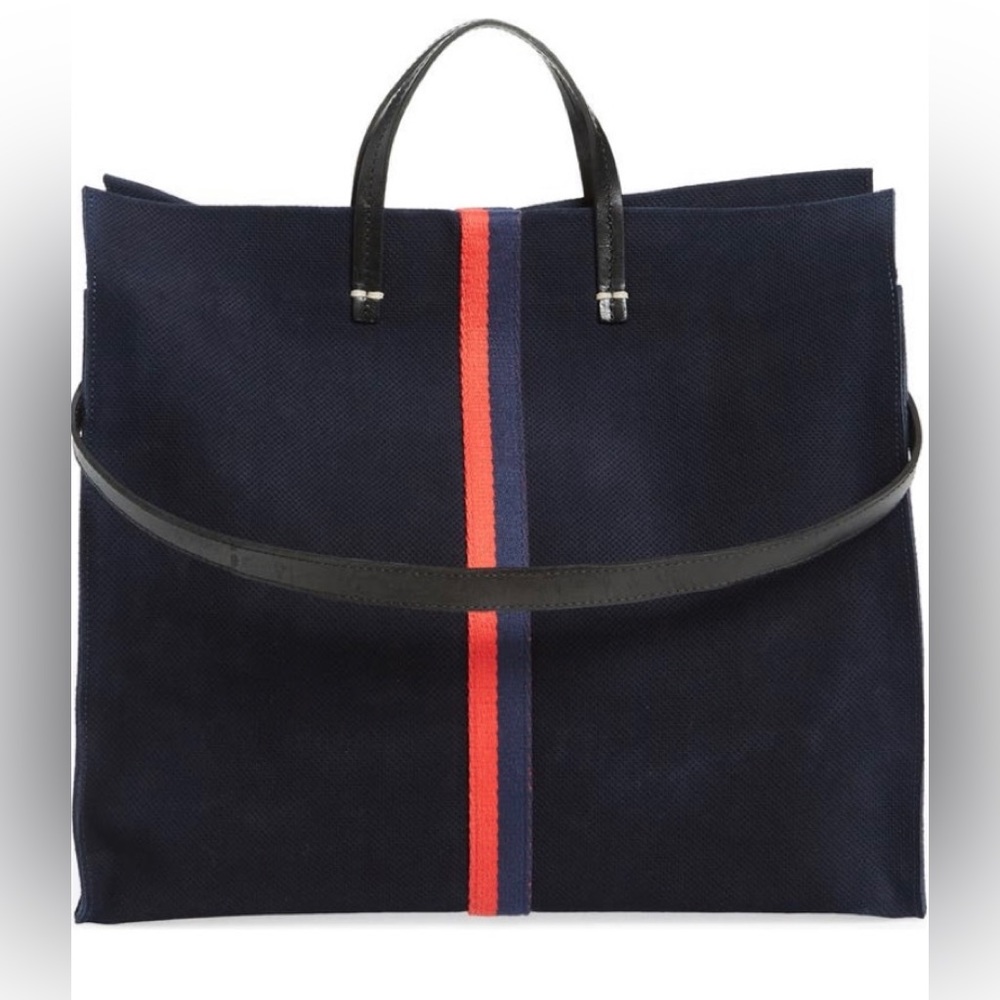 Clare V perforated Simple Suede Tote